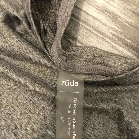 Zuda womens midi dress Size LP Grey Side Slit Bodycon‎ - Picture 6 of 10